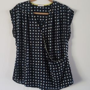 Pleione cap sleeve blouse